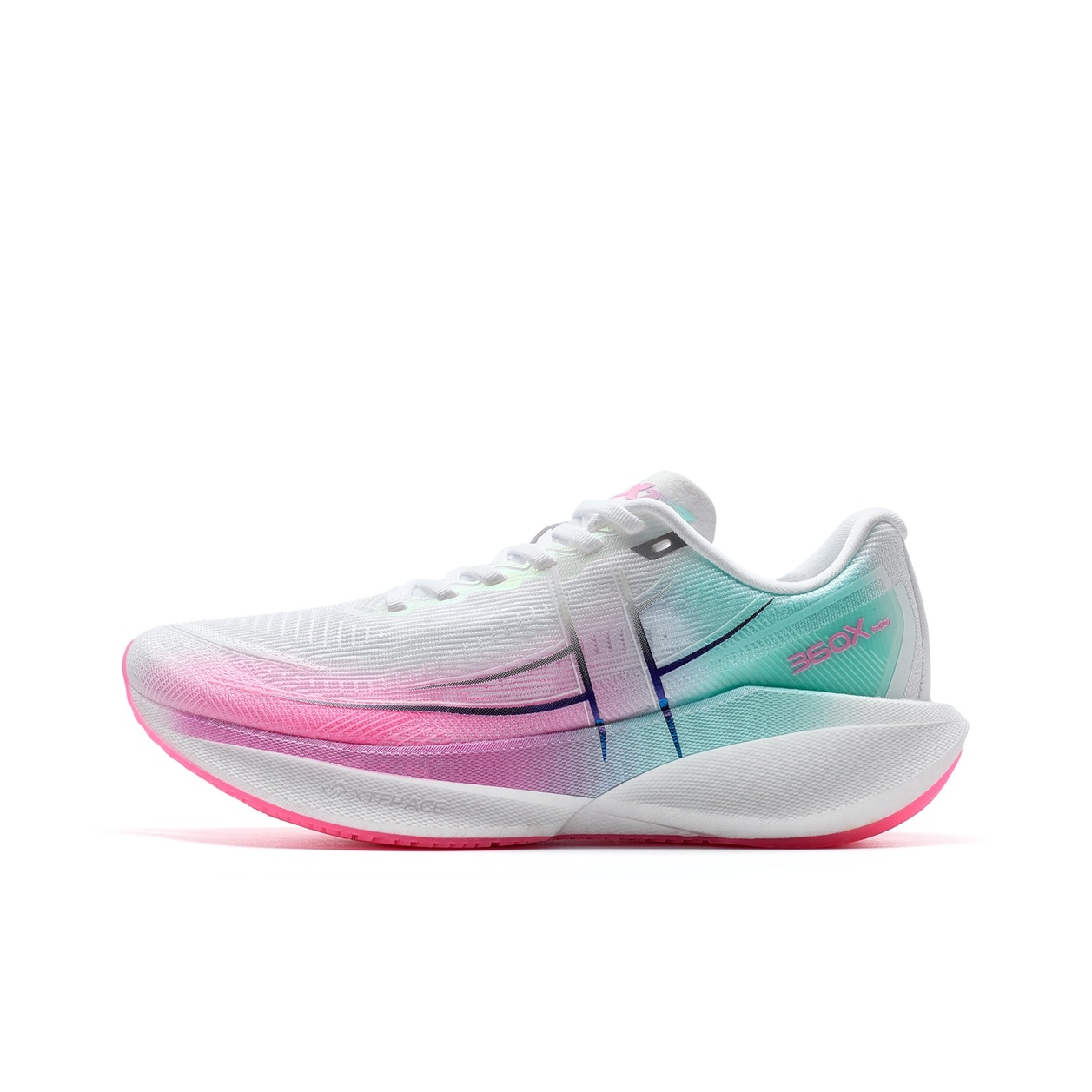 Men'S Shoes Green And White - XTEP 360X 2.0 Tekstylna, niskoprofilowa obuwie