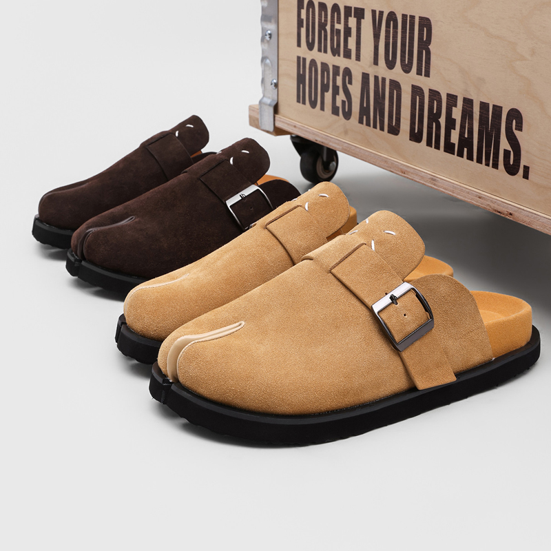 Men'S Shoes Slip On - Nowe modne męskie klapki z dzielonym