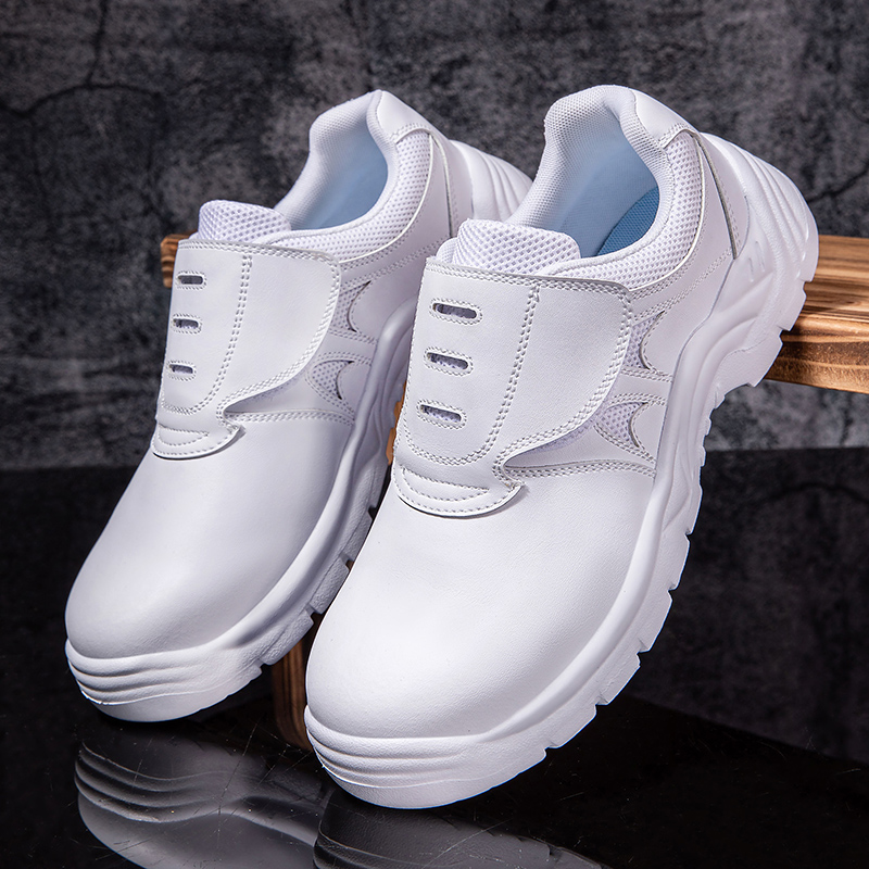 Men'S Shoes Green And White - duże rozmiary moda męska stalowe podnoski