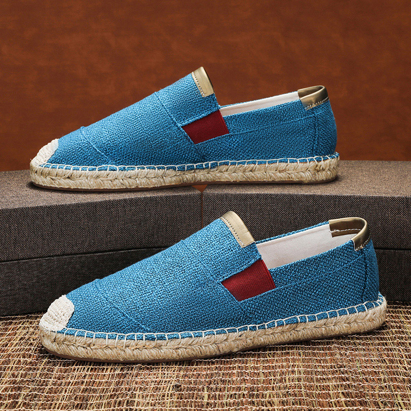 Men'S Shoes Slip On - Trampki płócienne Nowości 2026 Casualowe tkane