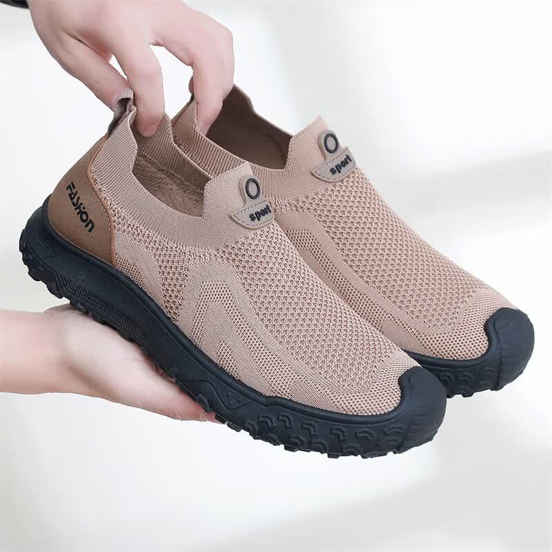 Men'S Shoes Slip On - Letnie męskie buty codzienne, elastyczne wsuwane,