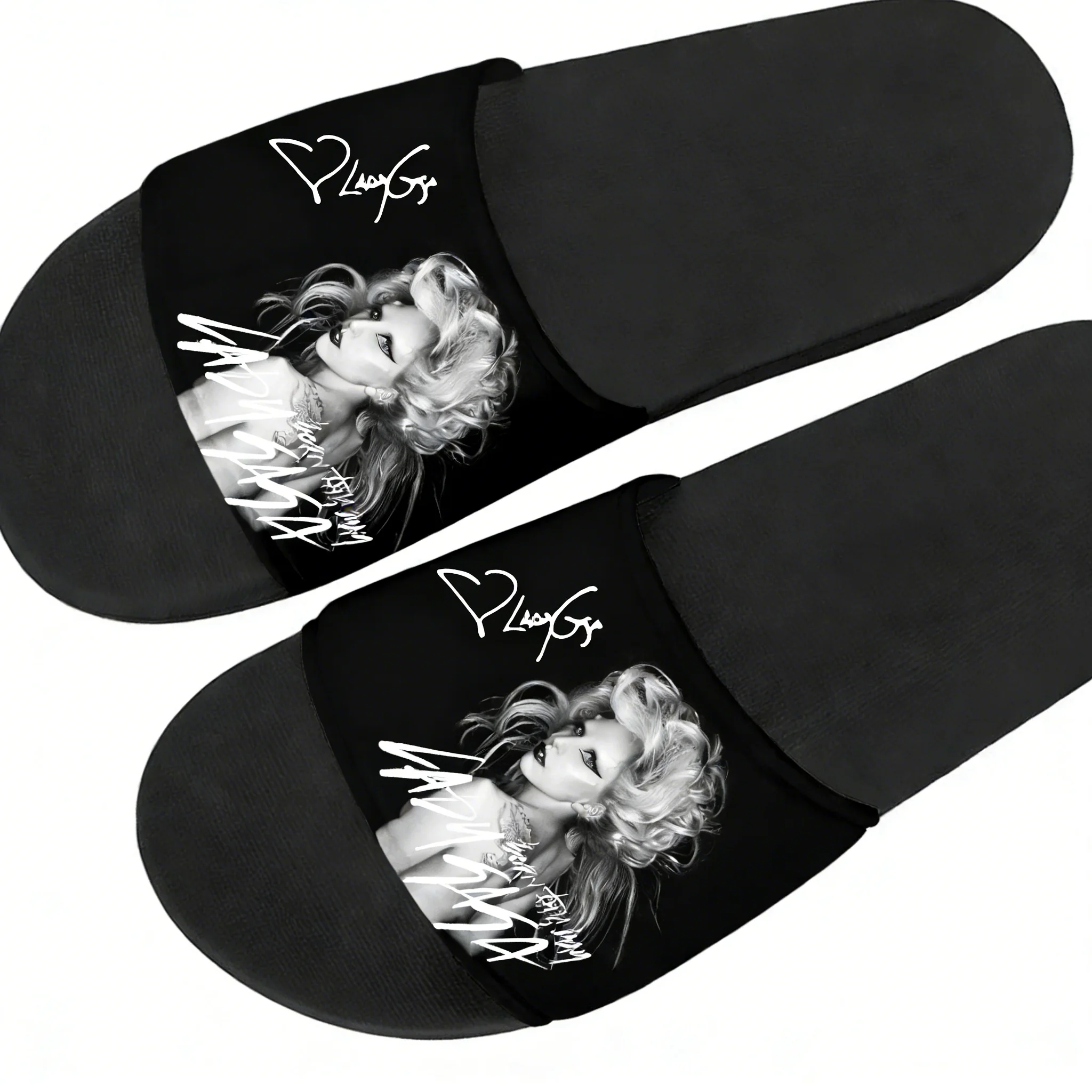 Men Shoes High - Klapki Lady Gaga Domowe Buty do