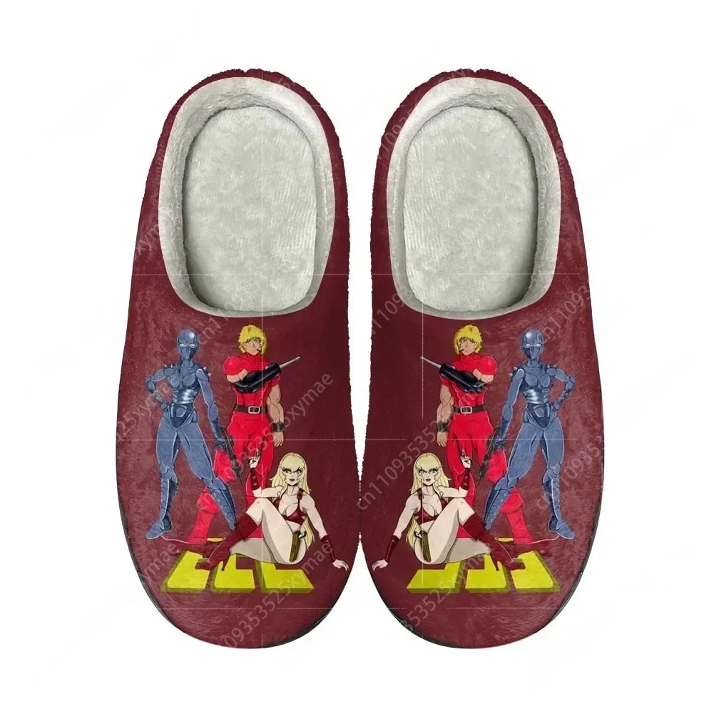 Men Shoes High - Domowe bawełniane kapcie Cobra Space Adventure,