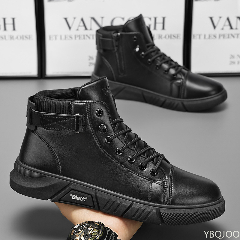 Men Shoes High - Nowe, proste, wygodne męskie buty za