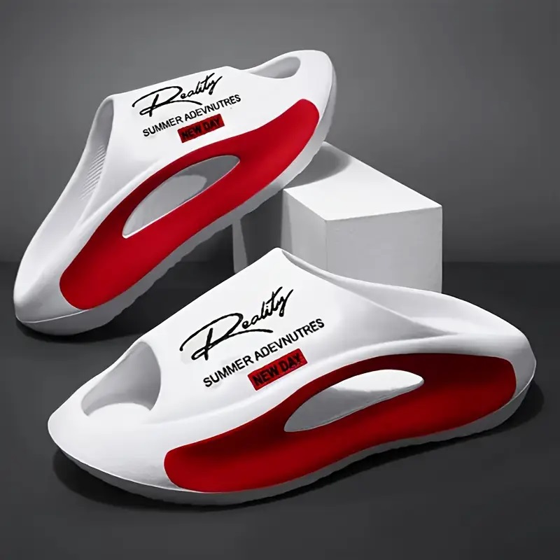 Men'S Shoes Slip On - Unisexowe, codzienne kapcie-sandały na cztery pory