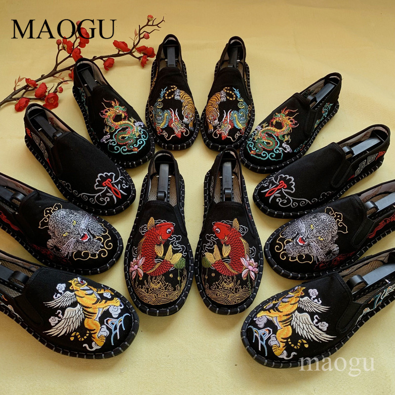 Men'S Shoes With Toes - Unisexowe wsuwane buty w chińskim stylu