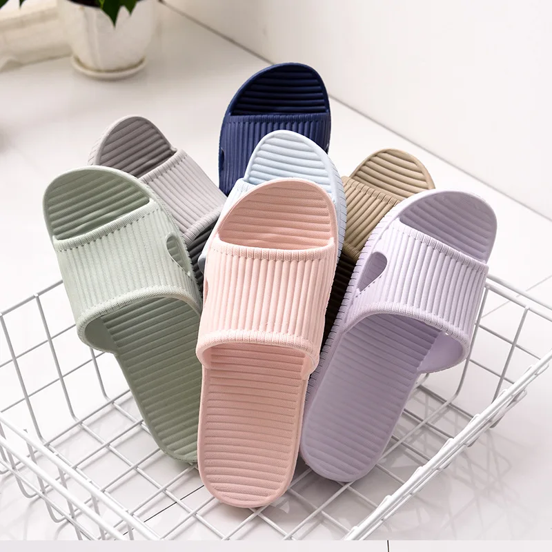 Men'S Shoes For Summer - Klapki domowe damskie na platformie, miękkie,