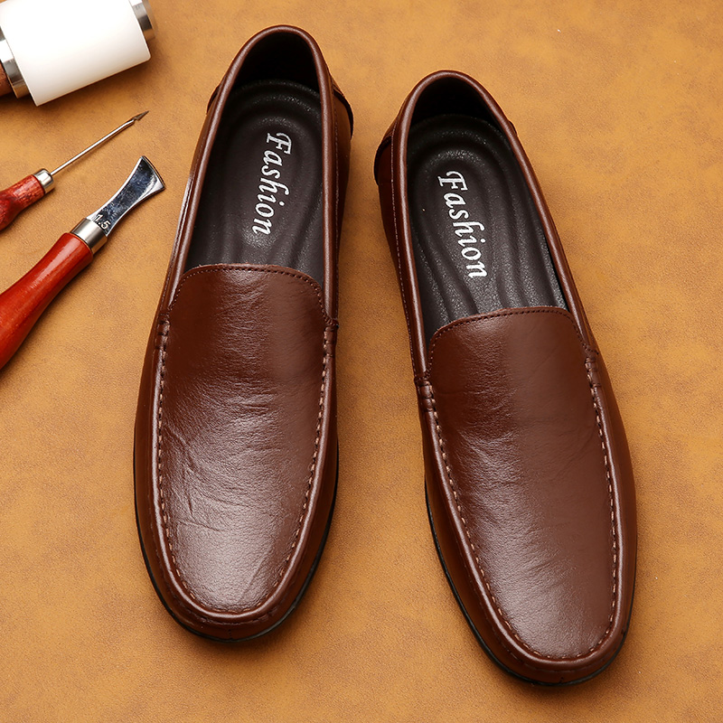 Men Shoes Boss - Wiosenne wysokiej jakości męskie mokasyny ze