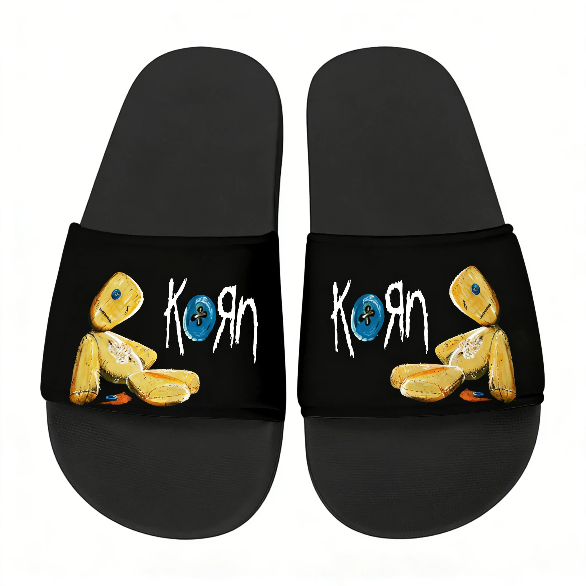 Klapki Zespół Rockowy Korn Dom – Men'S Shoes For Summer recenzja i cena
