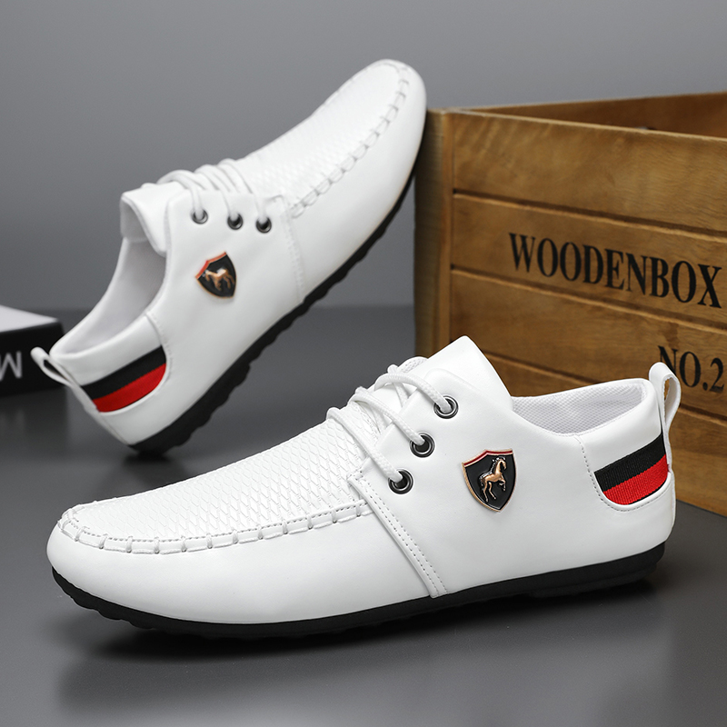 Męskie mokasyny w jednolitym k – Men Shoes Boss recenzja i cena