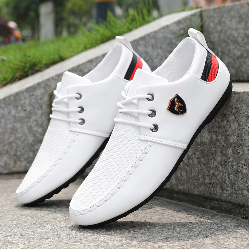 Męskie mokasyny w jednolitym k – Men Shoes Boss recenzja i cena