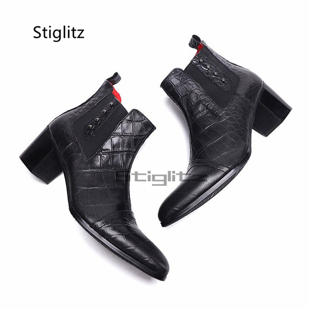 Retro Botki Chelsea na wysokim – Men Shoes Size 11 recenzja i cena