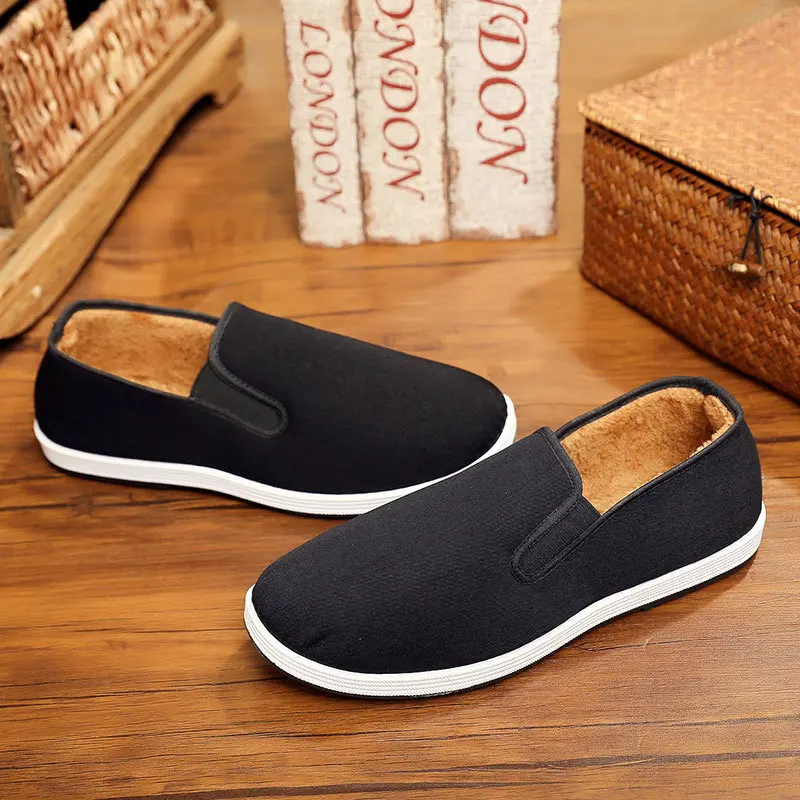 Zimowe męskie buty z kaszmirem – Men'S Shoes Slip On recenzja i cena