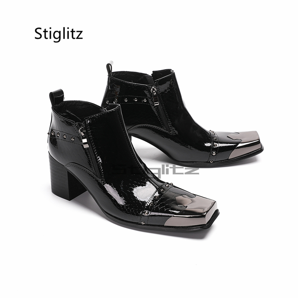 Męskie botki Chelsea ze skóry  – Men Shoes Size 11 recenzja i cena