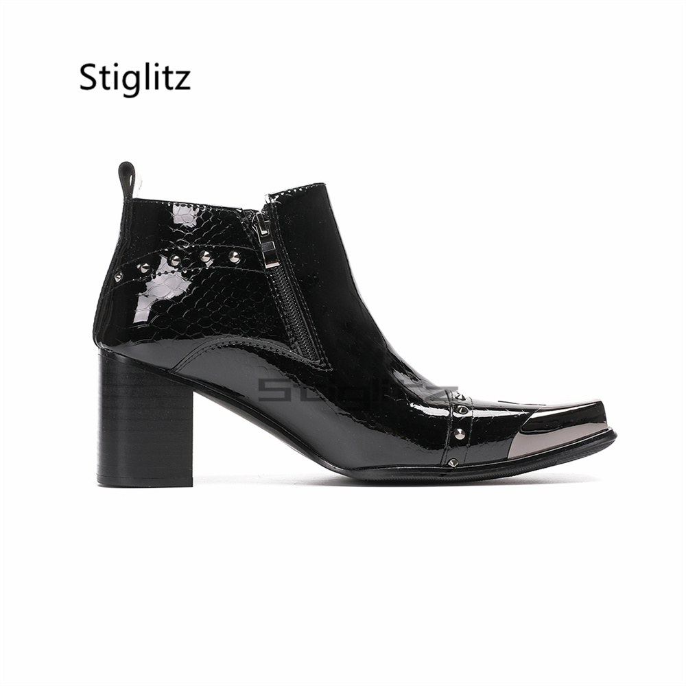 Męskie botki Chelsea ze skóry  – Men Shoes Size 11 recenzja i cena