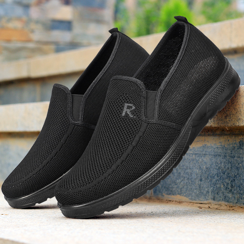 Letnie płócienne buty męskie,  – Men'S Shoes Slip On recenzja i cena