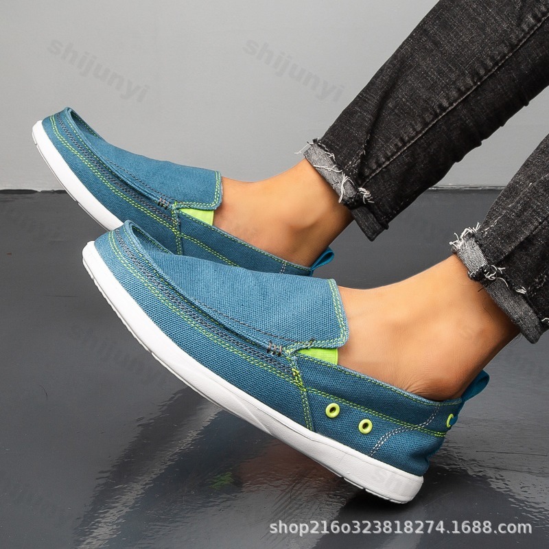 Jesienne męskie płócienne buty – Men'S Shoes Slip On recenzja i cena