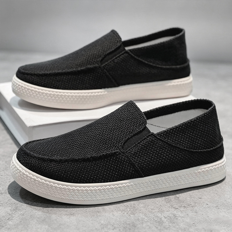 Męskie lniane wsuwane mokasyny – Men'S Shoes Slip On recenzja i cena