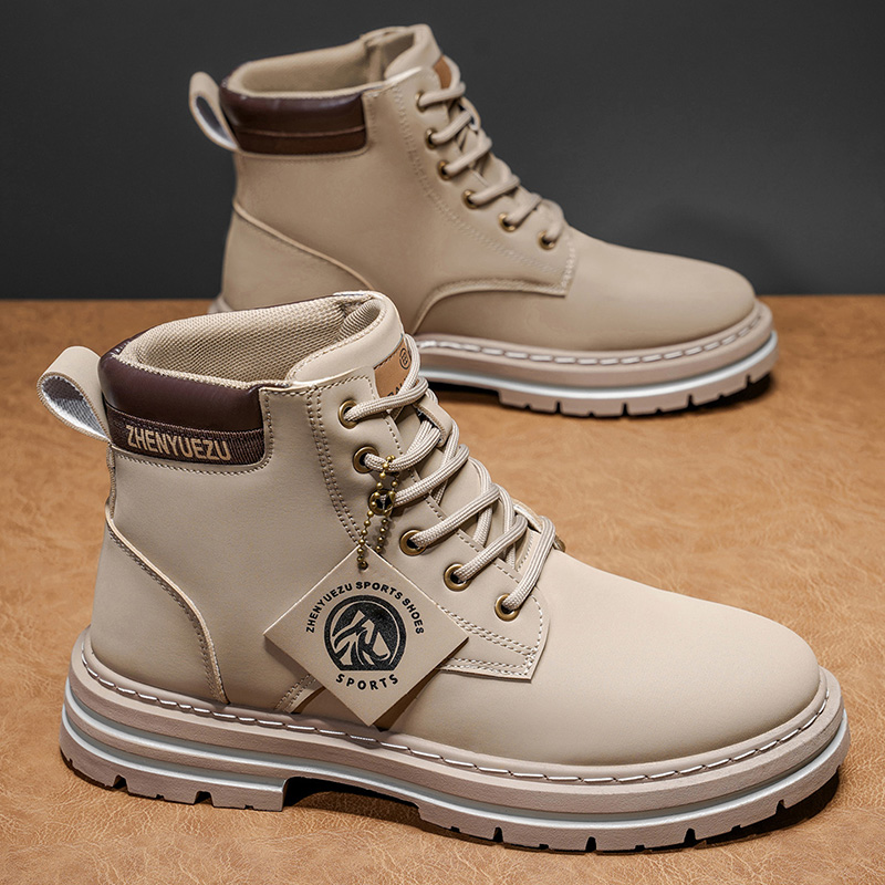 Jesienne i zimowe retro botki  – Men'S Shoes Height Increase recenzja i cena