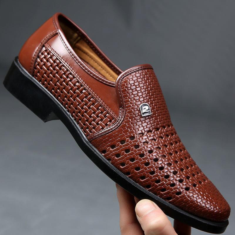 Letnie męskie mokasyny oddycha – Men Shoes Boss recenzja i cena