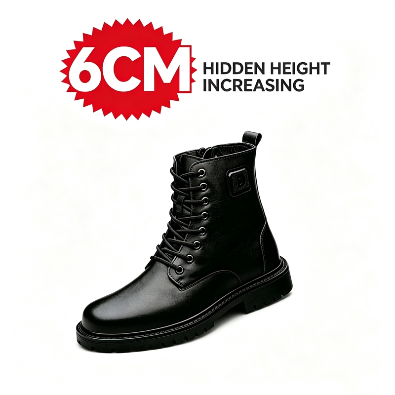 Męskie skórzane buty z ukrytym – Men'S Shoes Height Increase recenzja i cena