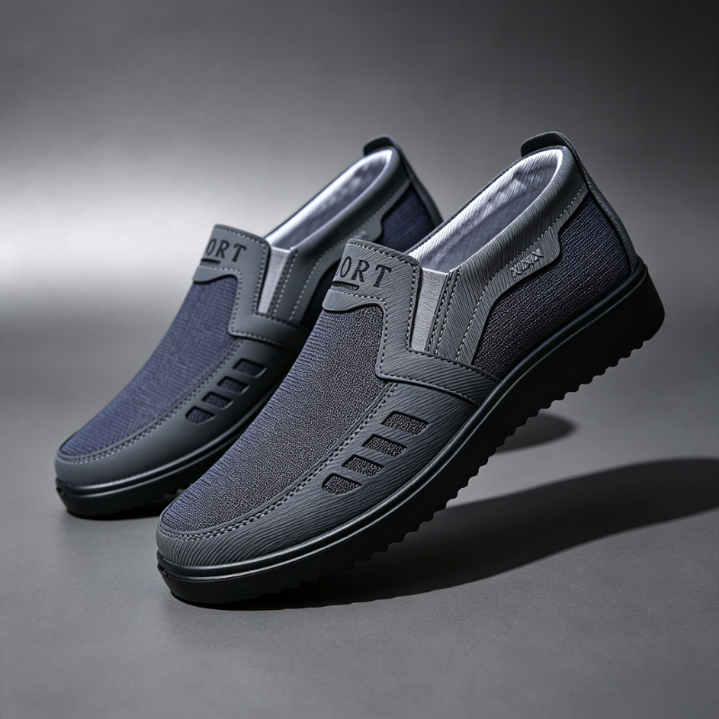 Męskie wsuwane mokasyny z płót – Men'S Shoes Slip On recenzja i cena