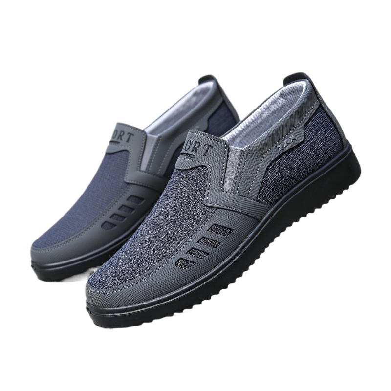Męskie wsuwane mokasyny z płót – Men'S Shoes Slip On recenzja i cena
